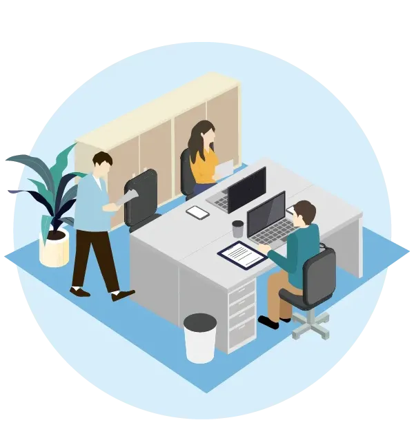 マネージャーのイラスト